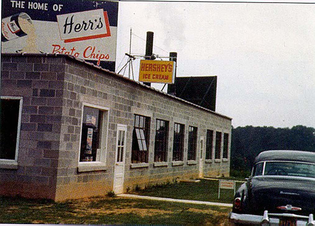 Herr's new Nottingham plant that opened in 1952